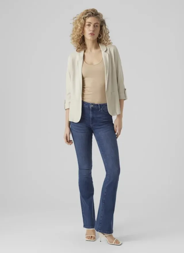 Casual 3/4 Loose Single Breasted Blazer – image 4