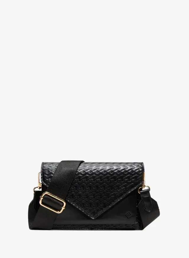 LARISSAA Quilted Flap Crossbody Bag
