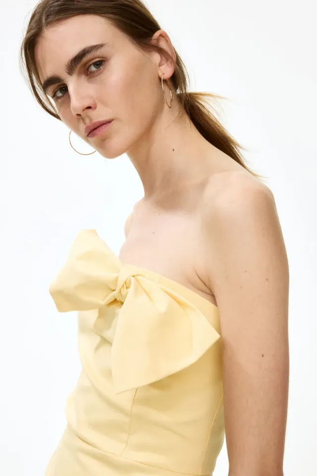 Bow-detail bandeau dress – image 3