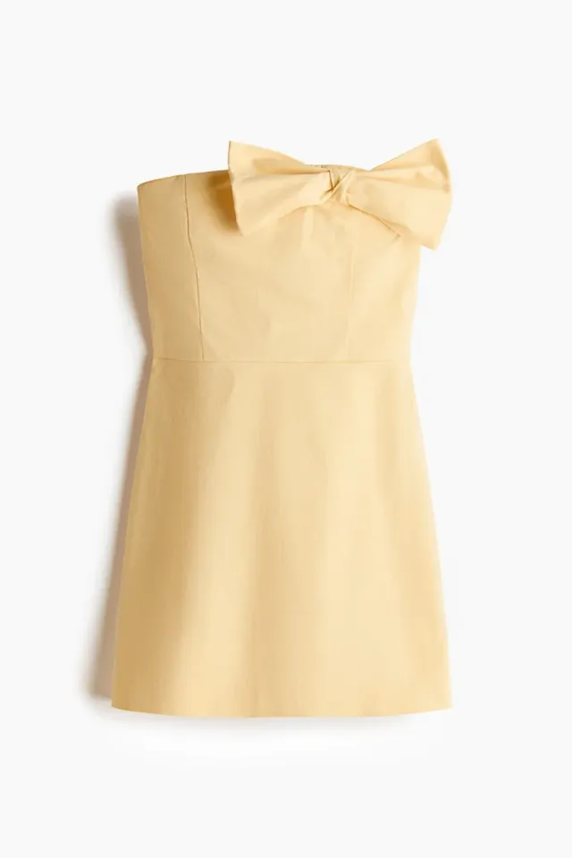 Bow-detail bandeau dress – image 5