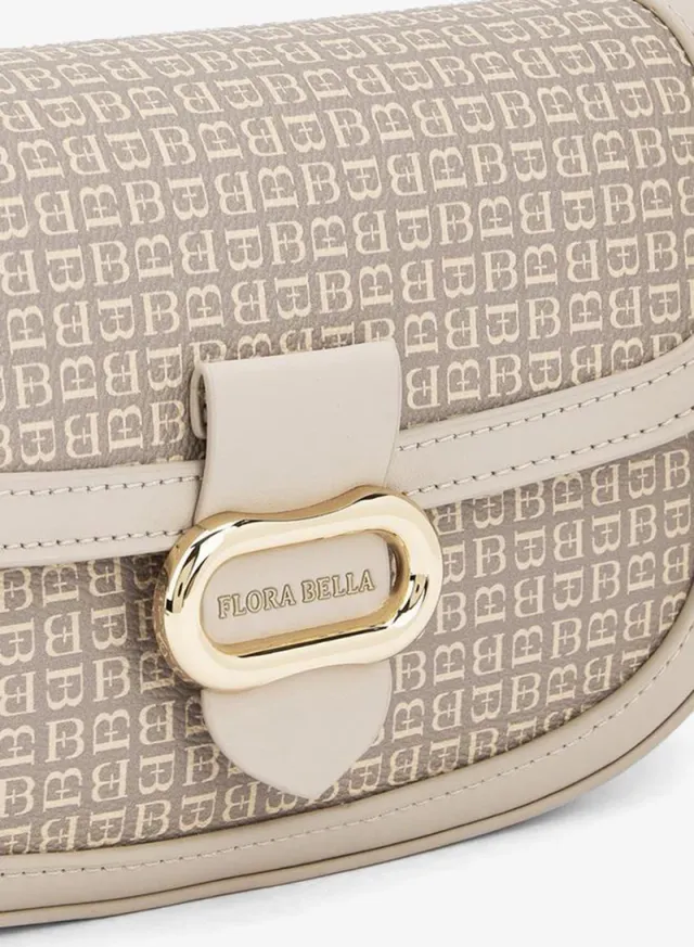Flora Bella Monogram Print Crossbody Bag with Adjustable Strap – image 4