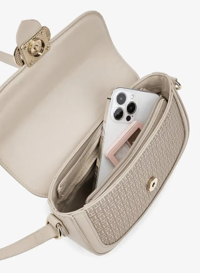 Flora Bella Monogram Print Crossbody Bag with Adjustable Strap – image 7