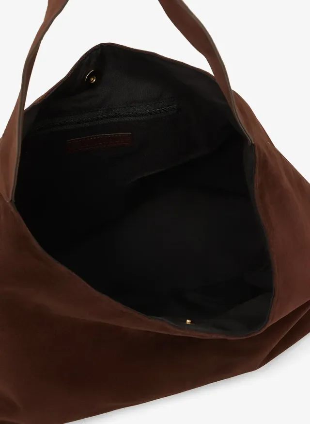 Casual Faux Leather Tote Bag – image 5