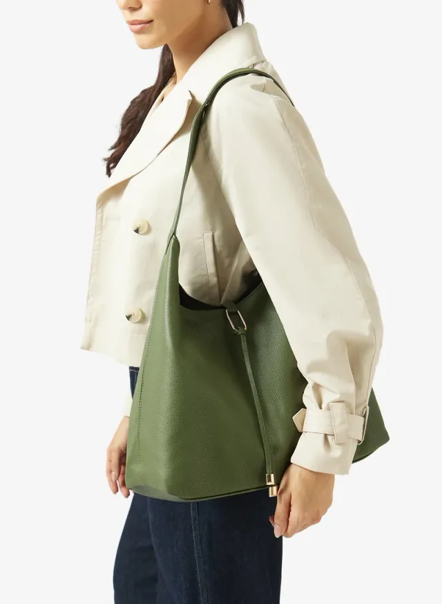 Casual Faux Leather Tote Bag