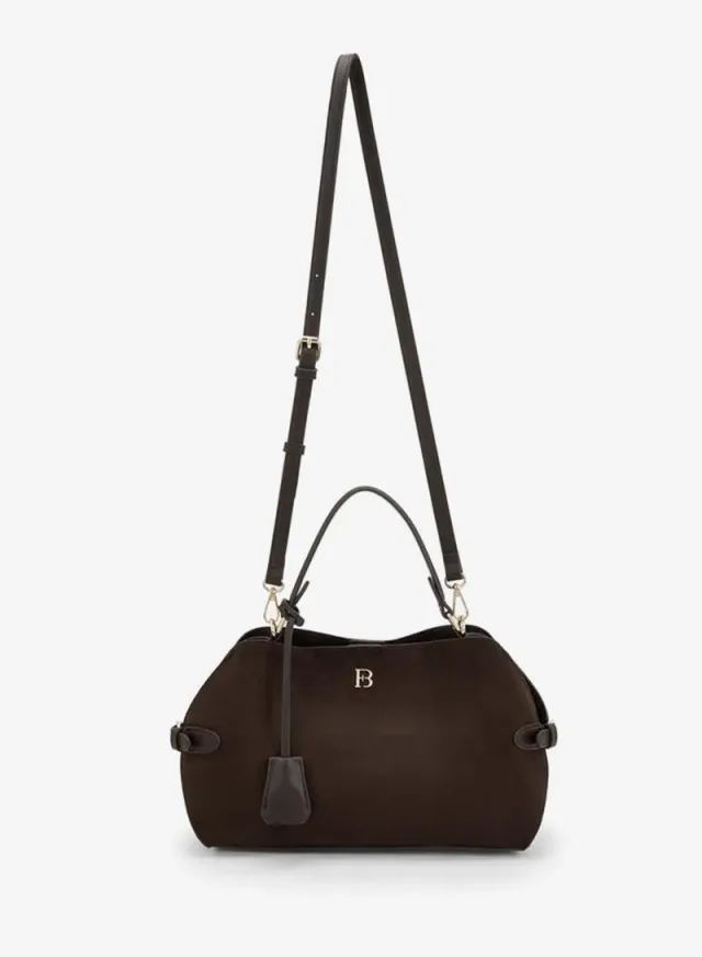 Buckle Accent Tote Bag With Pouch – صورة 4