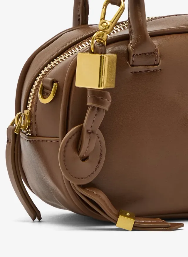 Circular Crossbody With Top Handle – image 4