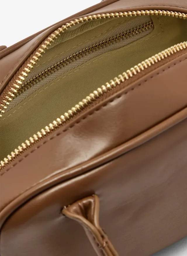 Circular Crossbody With Top Handle – image 5