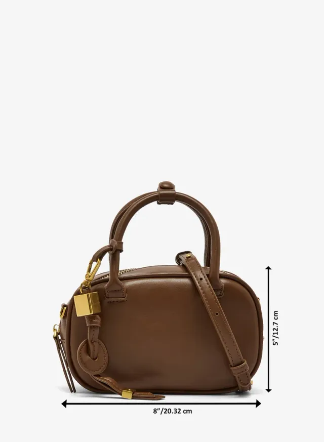 Circular Crossbody With Top Handle – image 6