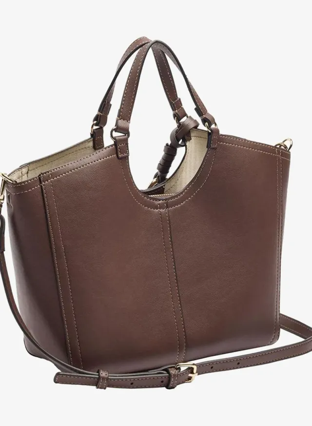 Shopper Bag With M Topstitching And Hanger – image 3