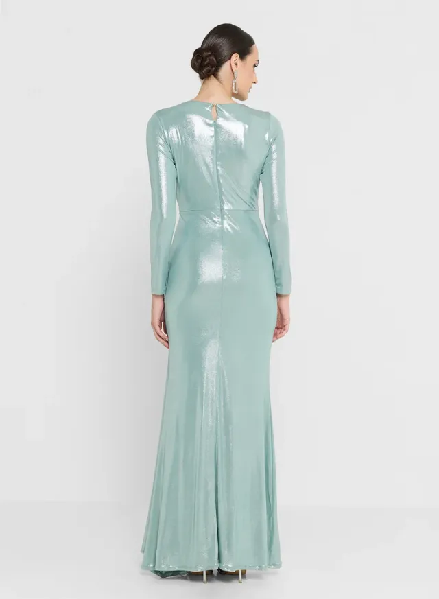 Long Sleeves Maxi Dress – image 3