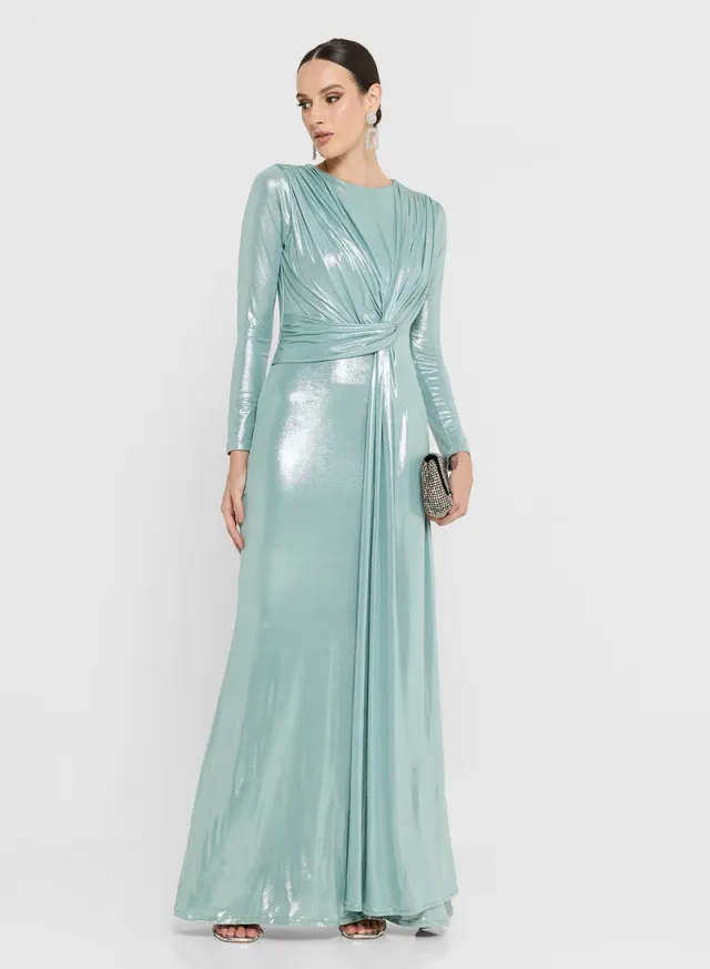 Long Sleeves Maxi Dress – image 5