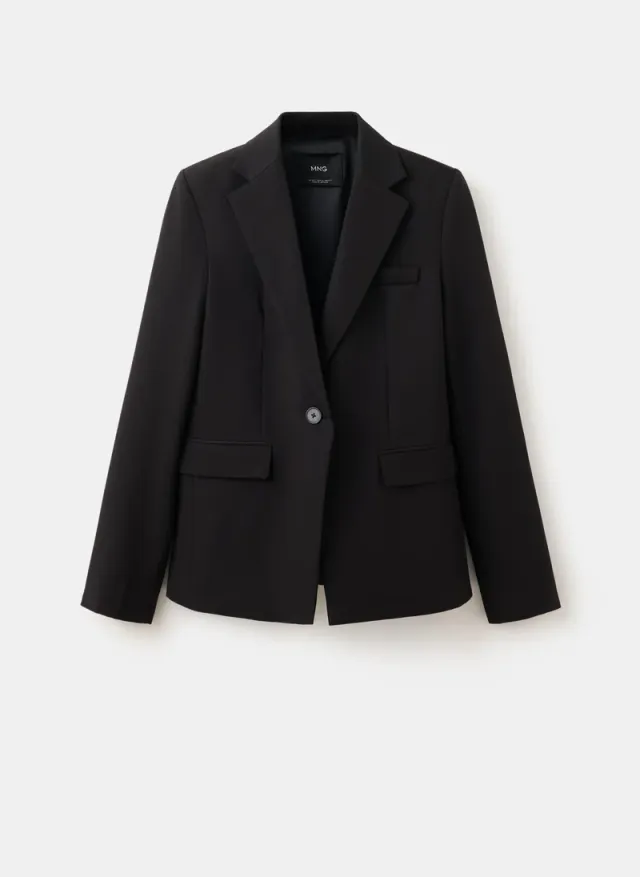 Fitted suit blazer – image 5