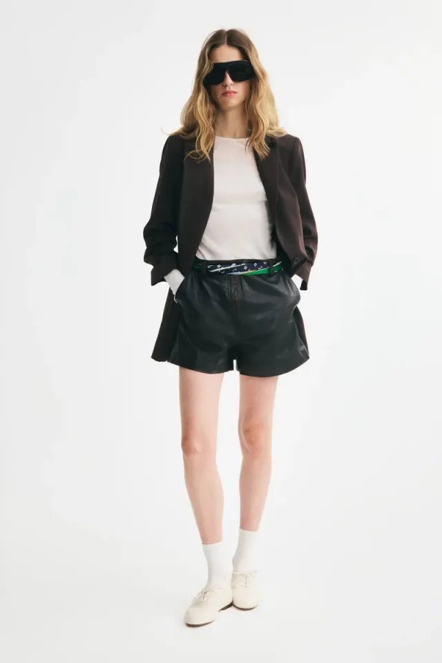 Gathered-sleeve blazer – image 2