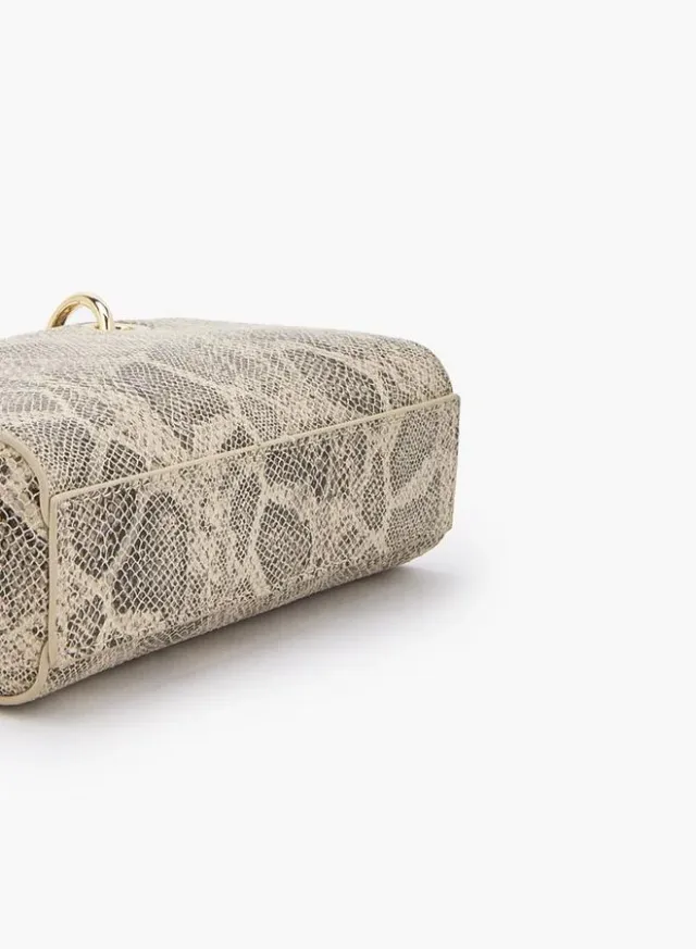 Animal Print Crossbody Bag With Scarf Accent – image 6