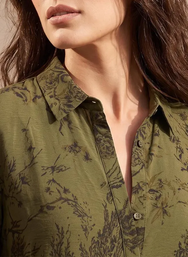 Iconic Floral Print Trapeze Maxi Dress – image 6