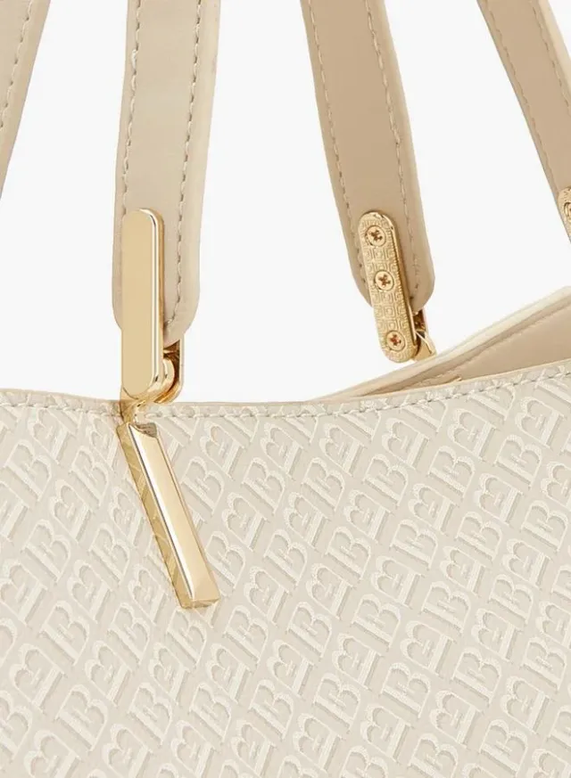 Monogram Print Tote Bag With Detachable Strap – صورة 4