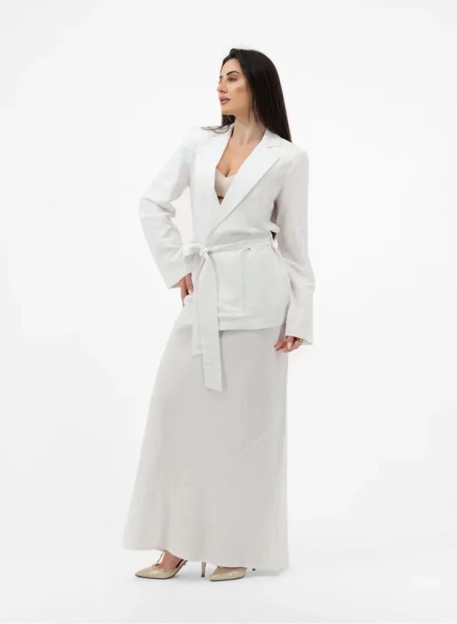 BLAZER WITH BELT – image 2