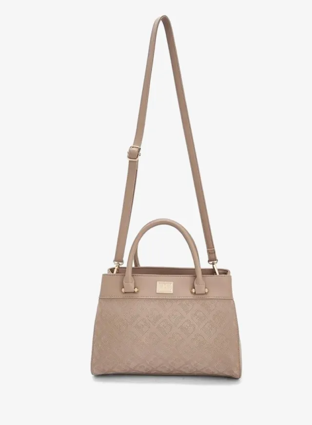 Flora Bella Laser Cut Tote Bag with Detachable Strap – image 2