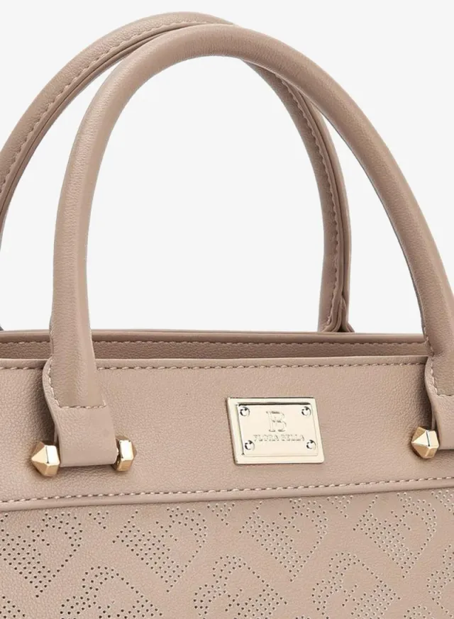 Flora Bella Laser Cut Tote Bag with Detachable Strap – image 4