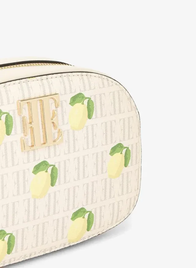 Lemon Print Crossbody Bag With Detachable Chain Strap – image 5
