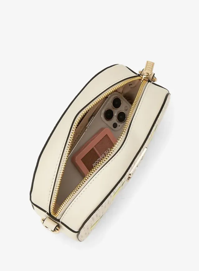 Lemon Print Crossbody Bag With Detachable Chain Strap – image 7