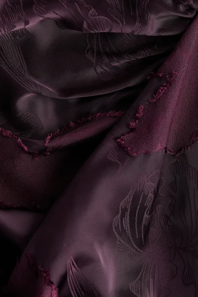 Fringed jacquard-weave dress – image 7