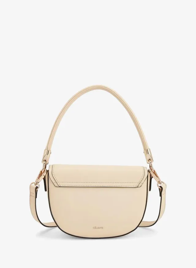Textured Crossbody Bag With Button Closure – image 5