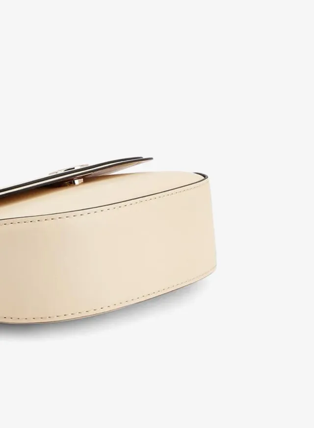 Textured Crossbody Bag With Button Closure – image 6