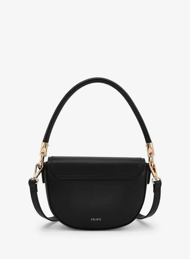 Textured Crossbody Bag With Button Closure – صورة 4