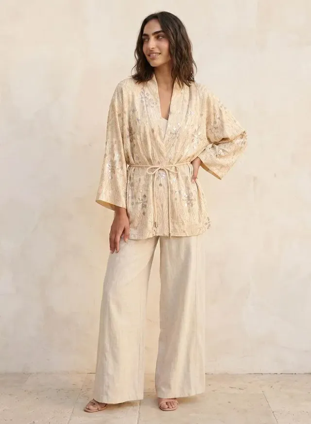 Iconic Embroidered Shrug Tie Up Belt – image 3