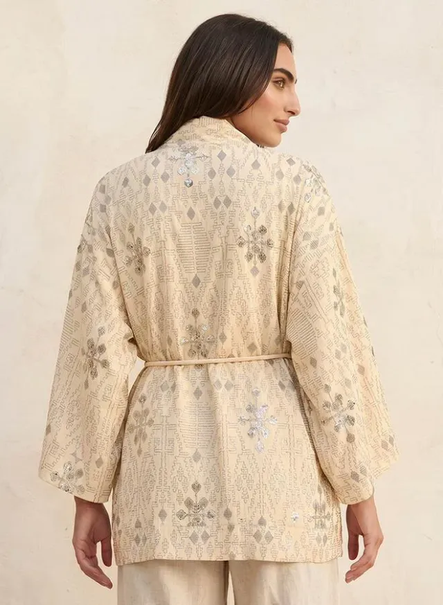 Iconic Embroidered Shrug Tie Up Belt – image 4