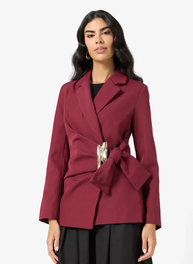 Belted Blazer
