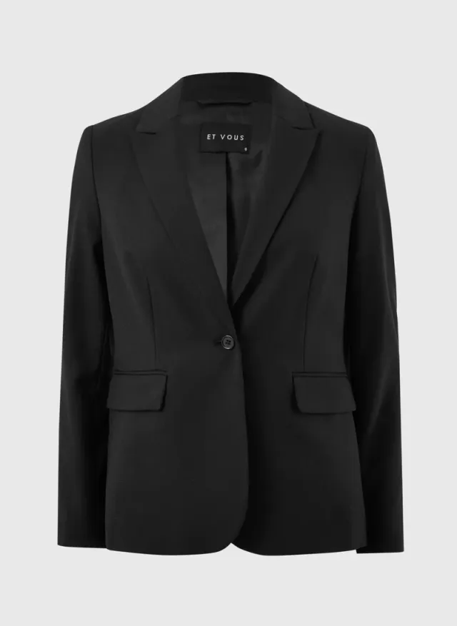 Et Vous Black PVL Co Ord Blazer – image 3