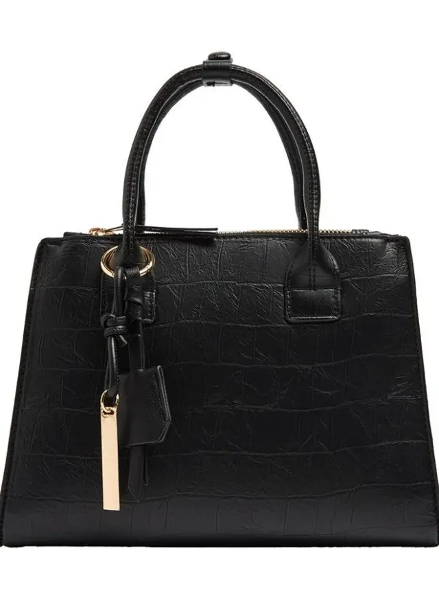 Tote Bag With Pendant And Crossbody Bag Strap