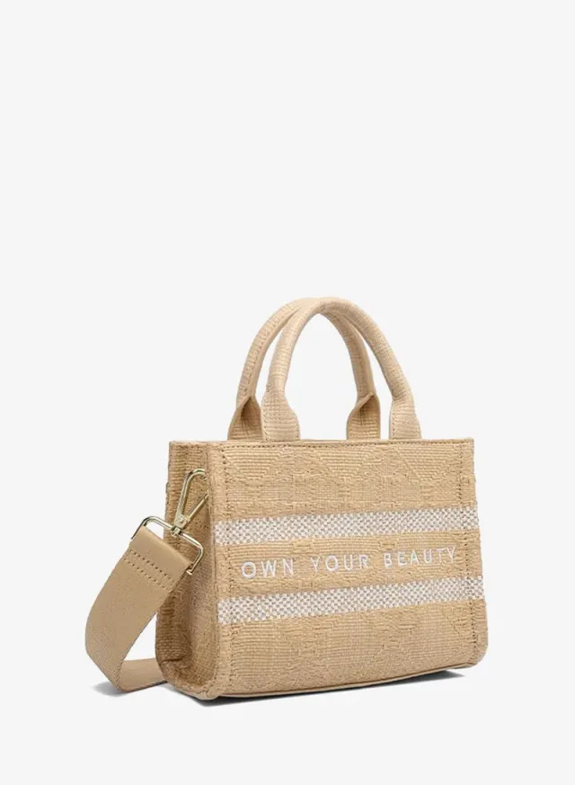 Ornate Embroidered Raffia Bag DR 009 – صورة 2