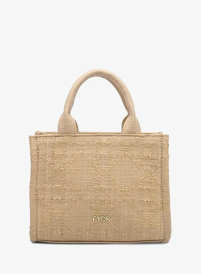 Ornate Embroidered Raffia Bag DR 009 – صورة 3