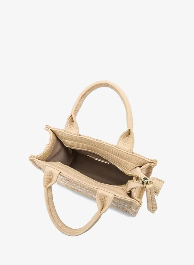 Ornate Embroidered Raffia Bag DR 009 – صورة 4