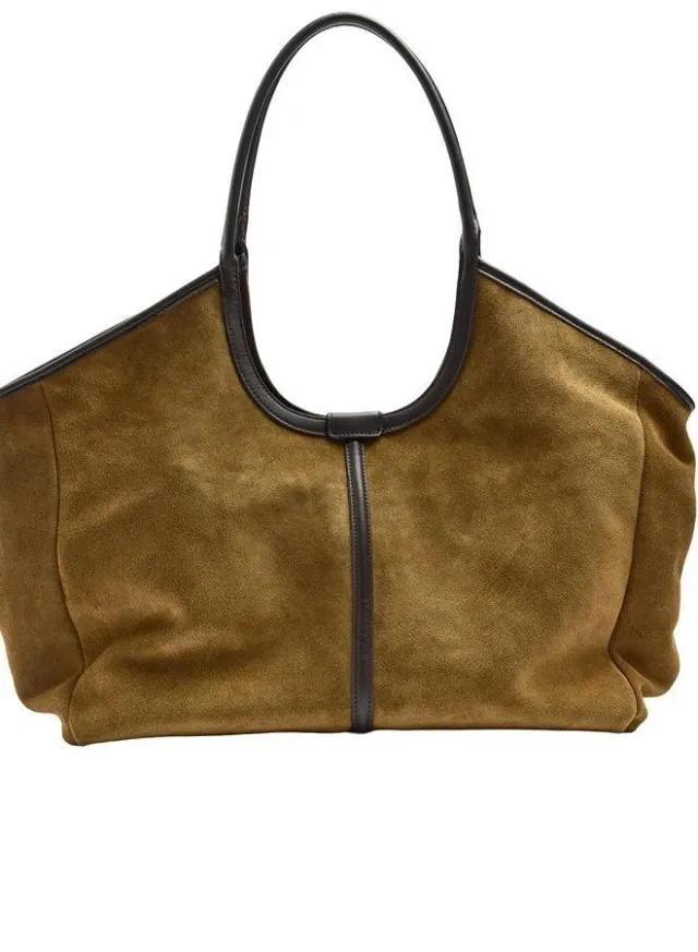 Leather Shopper Bag For Laptop 15"