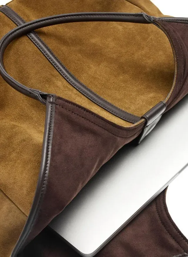 Leather Shopper Bag For Laptop 15" – image 4