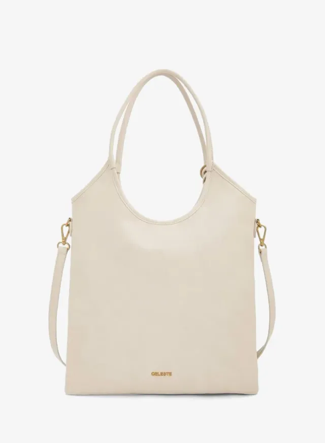 Panelled School Tote Bag With Button Closure - 35x1x58 CM – صورة 4