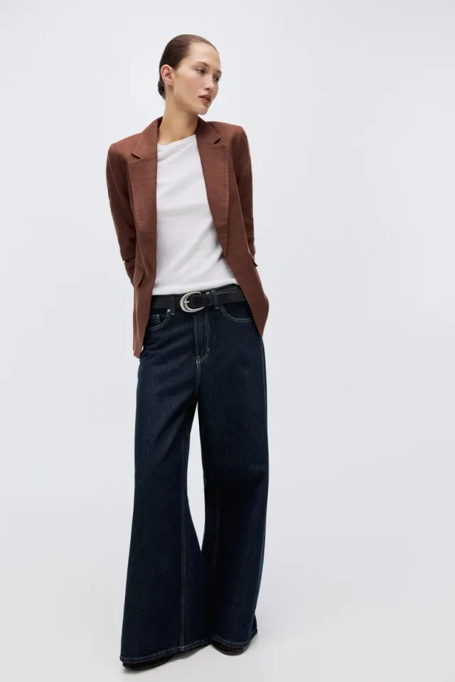 Gathered-sleeve blazer – image 2