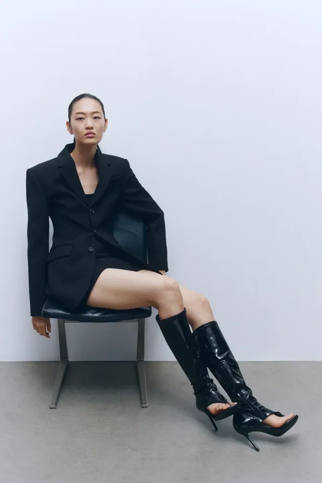 Wool-Blend Hourglass Blazer - Wardrobe.NYC – image 2
