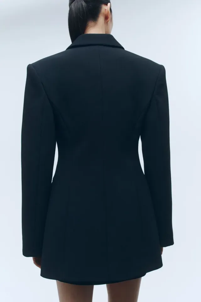 Wool-Blend Hourglass Blazer - Wardrobe.NYC – image 4