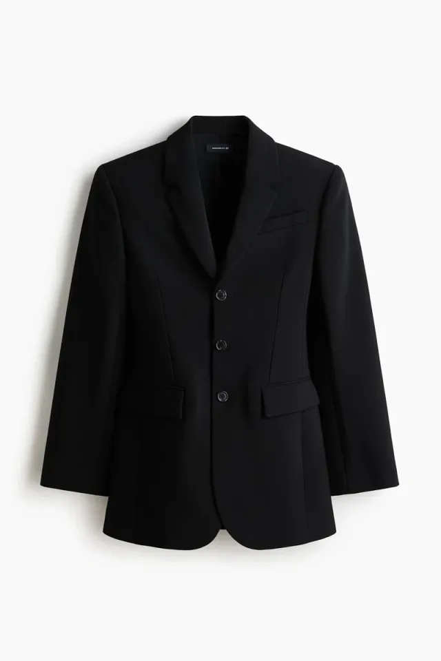 Wool-Blend Hourglass Blazer - Wardrobe.NYC – image 5
