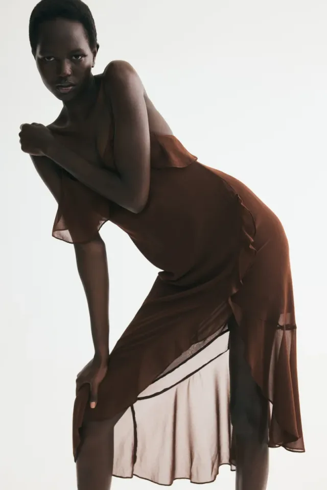 Flounced strappy dress – image 2