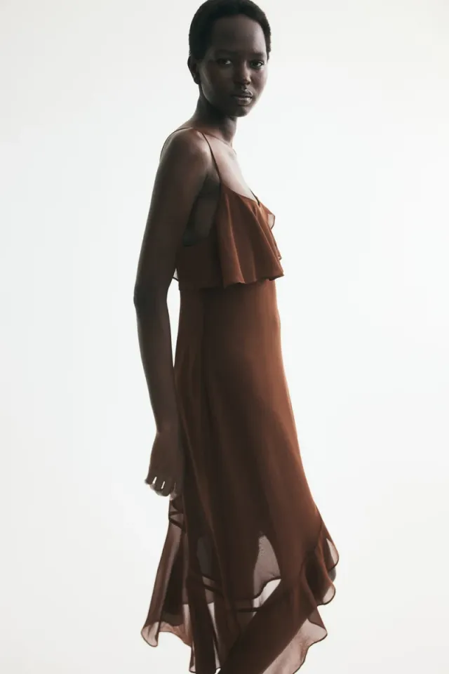 Flounced strappy dress – image 3