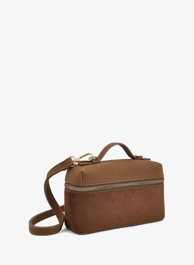 Solid Crossbody Bag With Detachable Strap – صورة 3