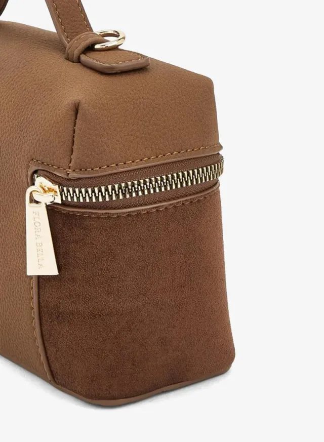 Solid Crossbody Bag With Detachable Strap – صورة 4