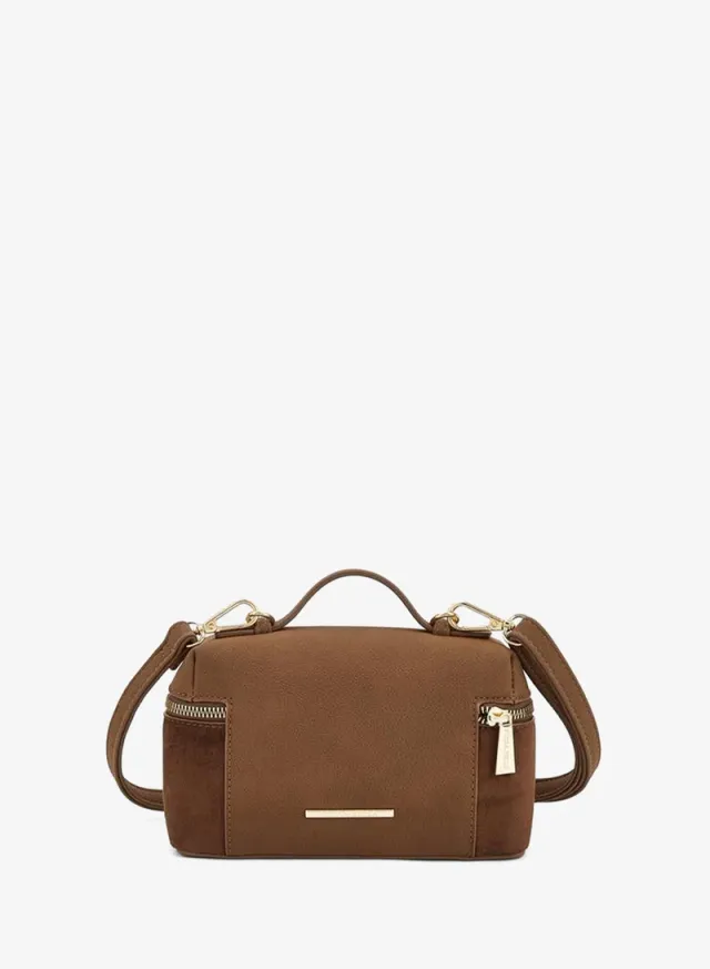 Solid Crossbody Bag With Detachable Strap – صورة 5