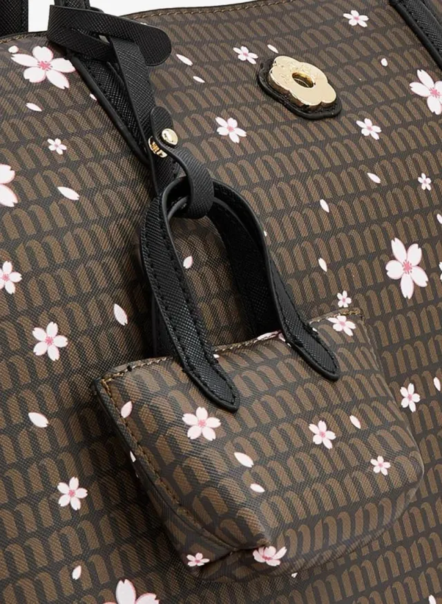 Floral Print Tote Bag With Coin Pouch – image 3